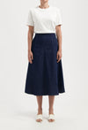 Mae Panel Skirt - Stone Indigo